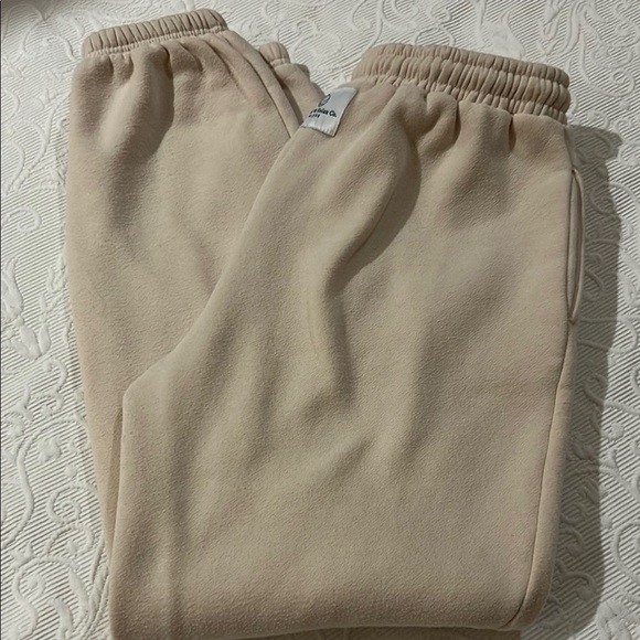 Princess Polly Tan Track Pants Relaxed Fit Elastic Waistband - Picture 2 of 9